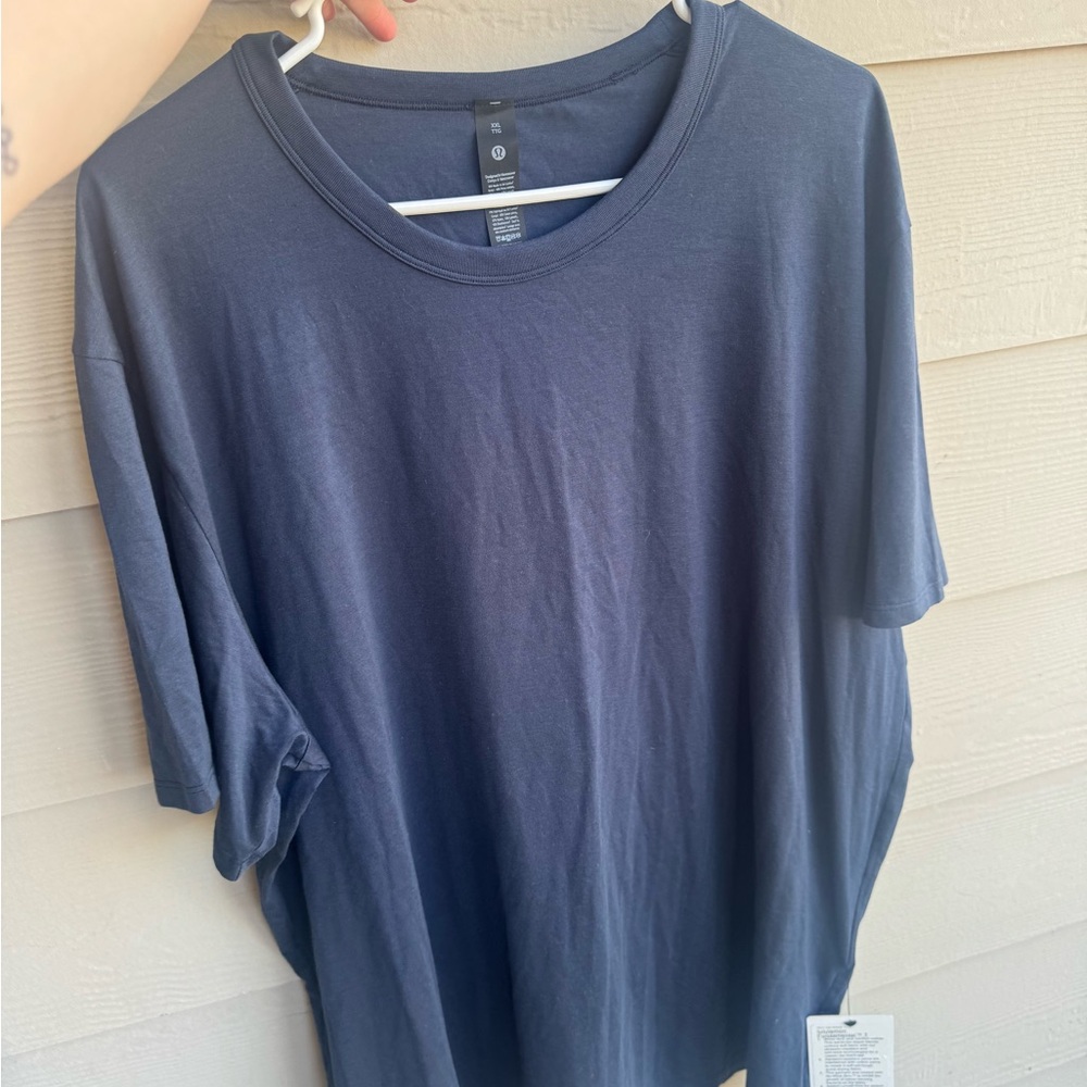 lululemon athletica Deep Blue Short Sleeve Tee